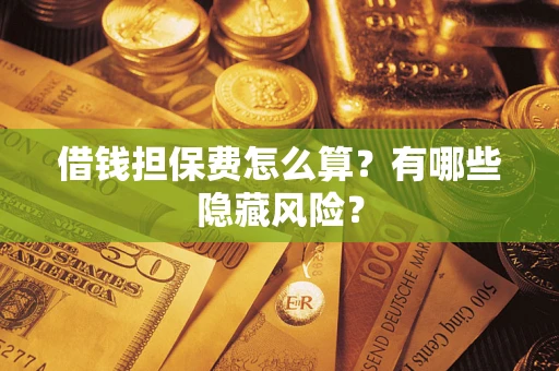 北京借钱担保费怎么算？有哪些隐藏风险？