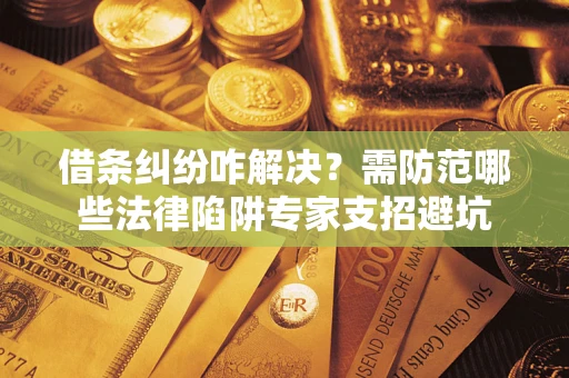 北京借条纠纷咋解决？需防范哪些法律陷阱专家支招避坑