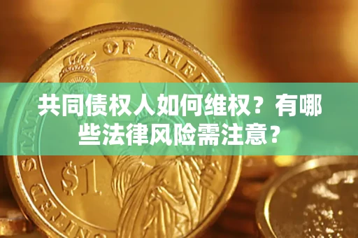 北京共同债权人如何维权？有哪些法律风险需注意？