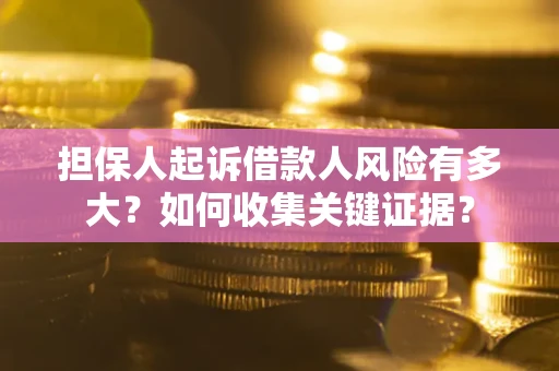 北京担保人起诉借款人风险有多大？如何收集关键证据？