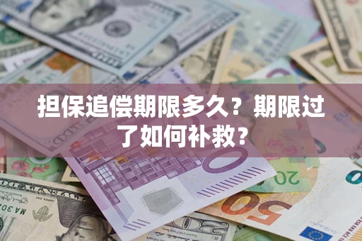 北京担保追偿期限多久？期限过了如何补救？
