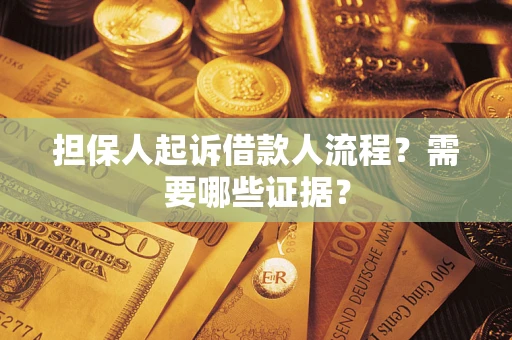 北京担保人起诉借款人流程？需要哪些证据？