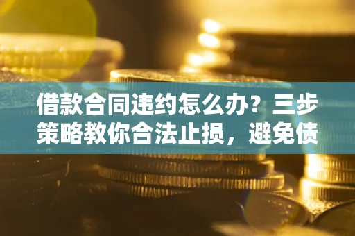 北京借款合同违约怎么办？三步策略教你合法止损，避免债务危机升级